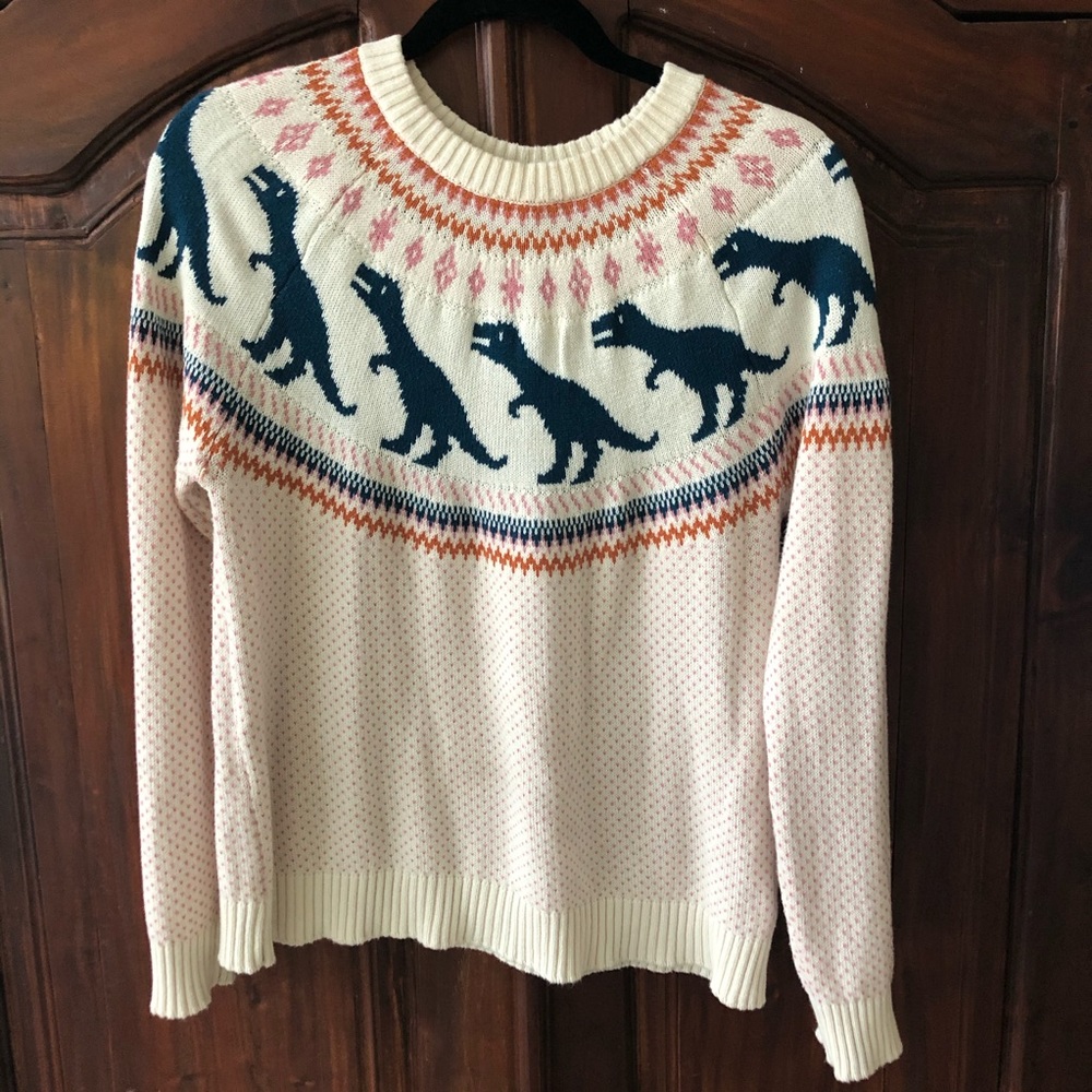 ModCloth Dinosaur sweater